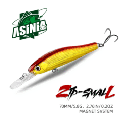 Воблер ASINIA ZIP SMALL 65мм. 5,5г. Suspending